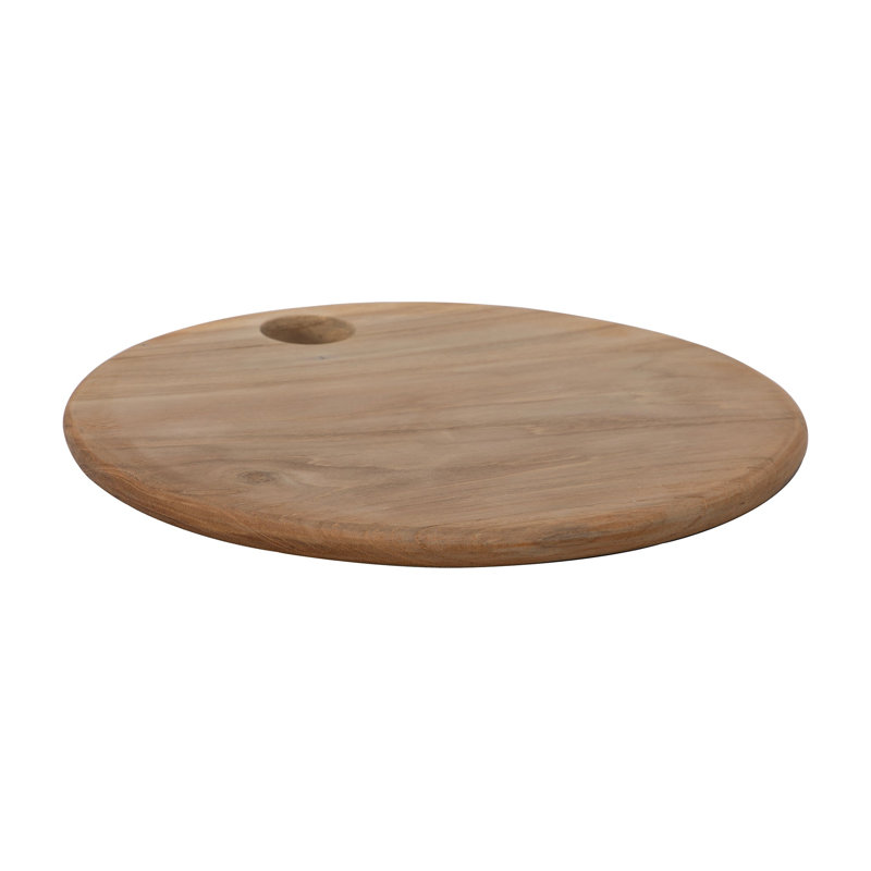 Teak Round Cutting & Serving Board
