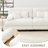 Free Combination, Modular Sectional Sofa,L Shaped Couch For Living Room, 4-Seater Comfy Cloud Couch With Convertible Ottoman, Chenille-1669572374