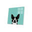Boston terrier imprimé sur verre acrylique-2005360682