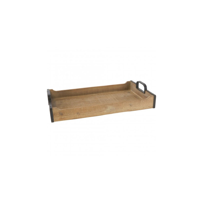 Plateau de service en bois Shyanne