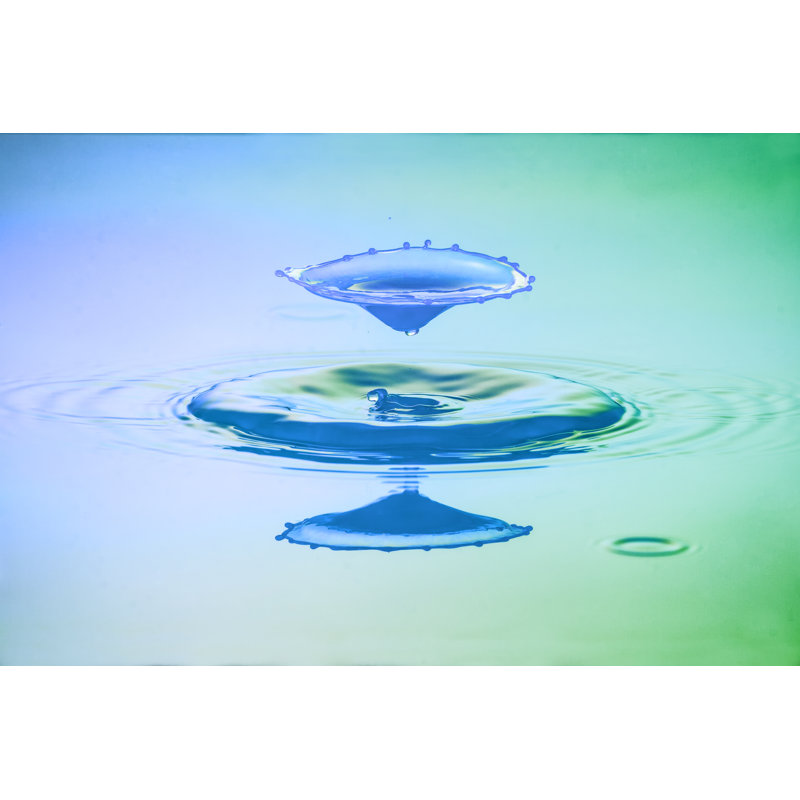 Gouttes d'eau abstraites par Fotospeedy, H 8 po x l 12 po