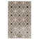 Audrea Geometric Tangram Locke Gray and Ivory Soft Low Pile Area Rug