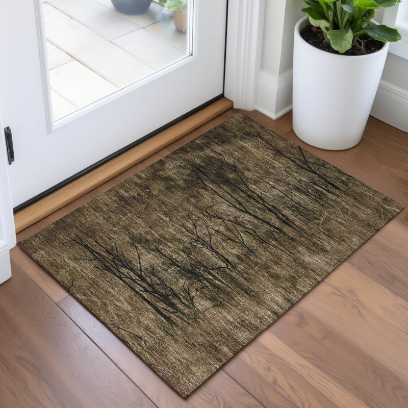 Tapis d'intérieur / extérieur Xhevrie, Rectangle 1 pi 8 po x 2 pi 6 po