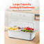 Distributeur de condiments pour comptoir 4 plats avec couvercle