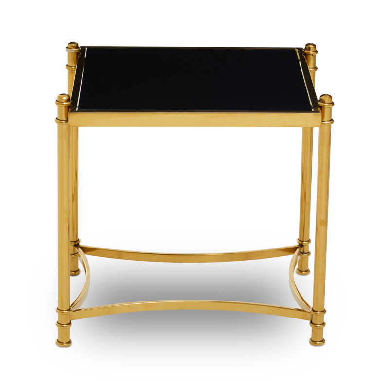 Anahii Glass Top End Table