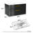 30" Floating Wall Mount Single Bathroom Vanity with Ceramic Sink Top-777885075
