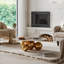 Pedestal Coffee Table with Storage