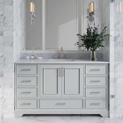 Meuble-lavabo simple avec plateau Abita 61