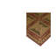 Hand-Knotted High-Quality Red, Beige, and Tan Square Area Rug