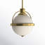 Luminaire suspendu sphérique 1 lumière Reeves-656841391-656841296