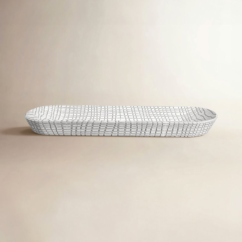 Jazmine Porcelain China Bathroom Tray