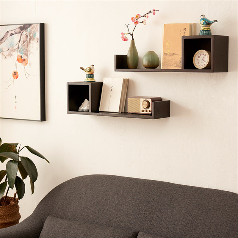 Solid Wood Floating Wall Shelf