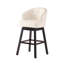 Tabouret tournant à 360 degrés avec garniture cloutée, ensemble de 2-125536027-125536033