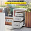 14'' Stainless Steel Drawers