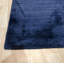 Tapis bleu marine noué à la main-1629966363