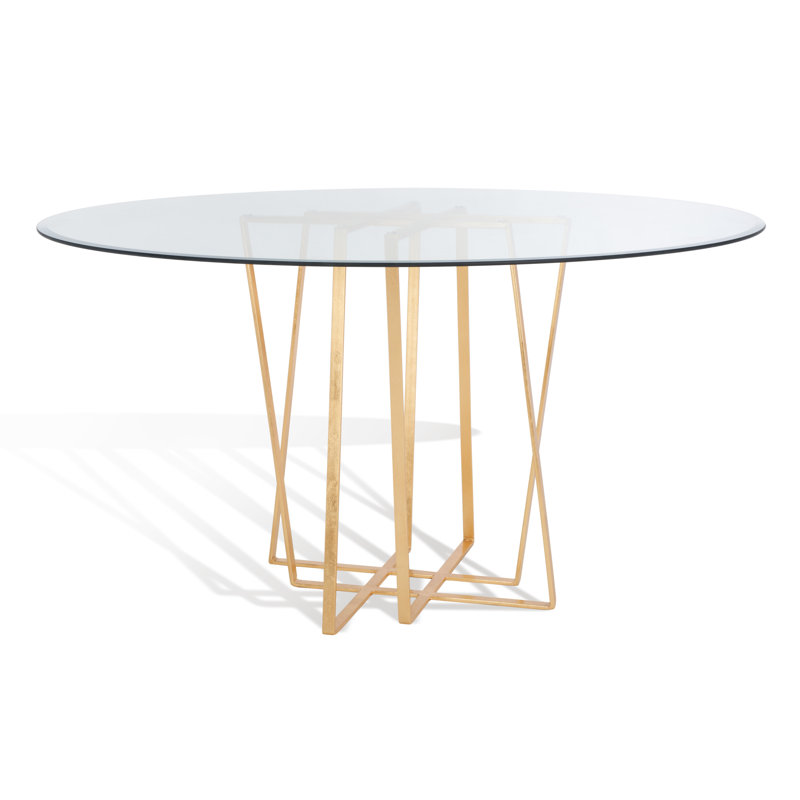 Scotty Round Glass Dining Table