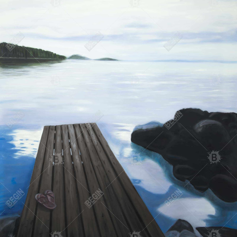 " Evening On The Dock "