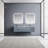 Geneva 72" Wall-Mounted Double Bathroom Vanity Set with Mirror-91877472-87285994