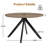 Saveta Round Metal Base Dining Table-97872693-97872694-97872695