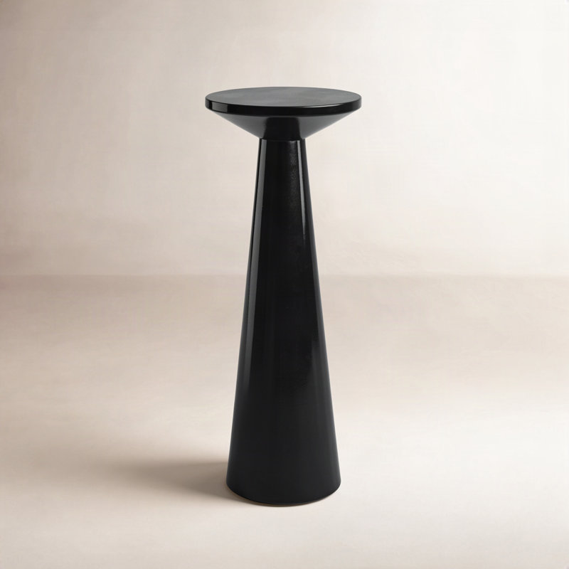 Alrick Iron Top End Table