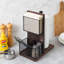 Metal and Wood Napkin Holder