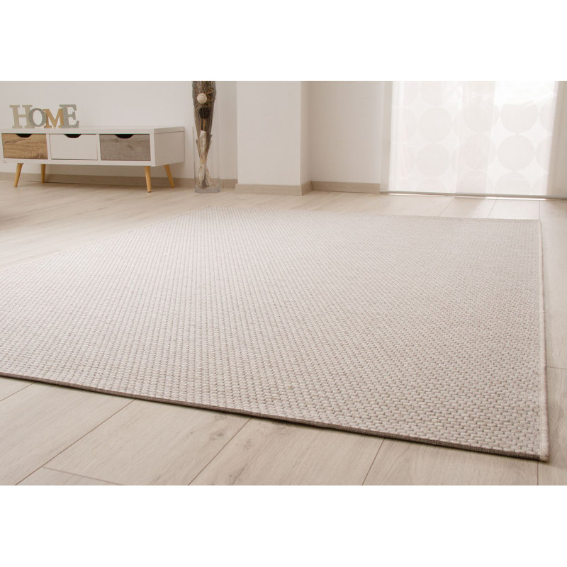 Elaina Solid Colour Wool Area Rug, Rectangle 200 x 290cm