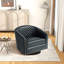 75.2Cm Wide Tufted Swivel Barrel Chair-1989487590