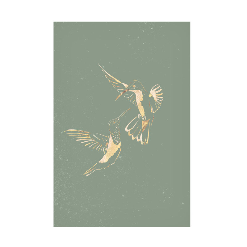 Art sur toile, "Colibri vert" par Sarah Manovski