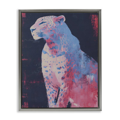 Predator Pride Leopard Floating Frame, design by Svetlana Aleynikova