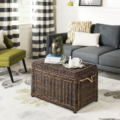 Jacob Hand-Woven Wicker Storage Trunk