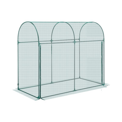 Tall Crop Cage Plant Protection Tent With Zippered Door And Wind-Resistant Frame, 5.9 X 3 X 4.9 Ft Garden Netting Cover For Raised Beds And Patio Plants | Gift Idea