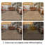 Tapis de couloir d'intérieur brun / brun clair antidérapant Luftim-2048061083-2048061093