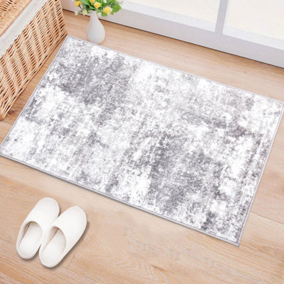 Willington Abstract White/Grey Area Rug
