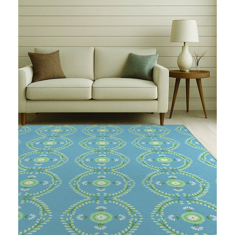 Tapis décoratif à poils courts Bree, Rectangulaire 8 pi x 10 pi