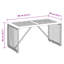 Wicker Outdoor Coffee Table , 80cm cm W 40cm cm D-129875276