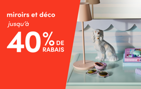 miroirs et déco en solde
