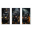«Midnight Cruiser Semi Truck», 3 pièces sur toile-1729267012-1729267013