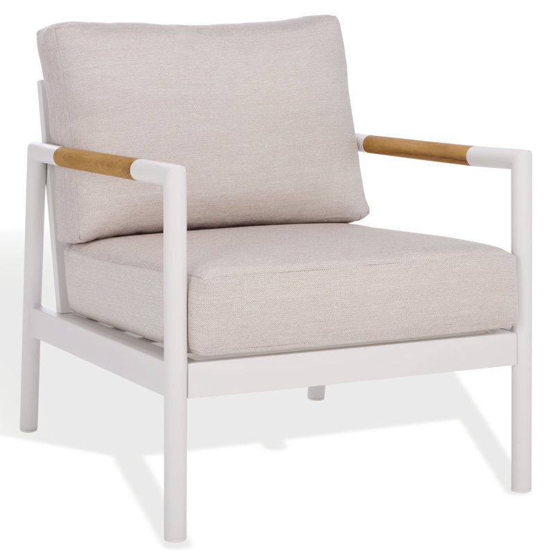 Berg Aluminum And Teak Patio Chair