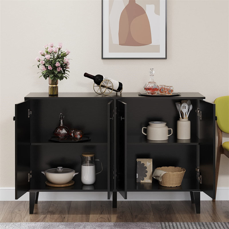 127cm Sideboard, Black