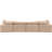 Islaen Velvet U-Shaped Sectional Reversible-87141470