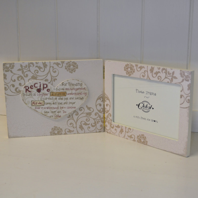 Bertsch Beige and Cream Single Picture Frame