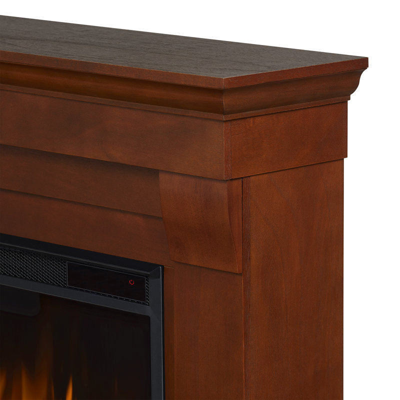 Chateau 41" Electric Fireplace by Real Flame, Dark Walnut