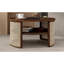 Table basse ronde en rotin avec rangement-1534539128