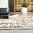 Oriental Machine Washable Area Rug with Rubber Backing for Living Room Non-Slip Indoor Carpet Low-Pile Rug for Bedroom Dining Room Hallway Kitchen Office Playroom Nursery-1050603219