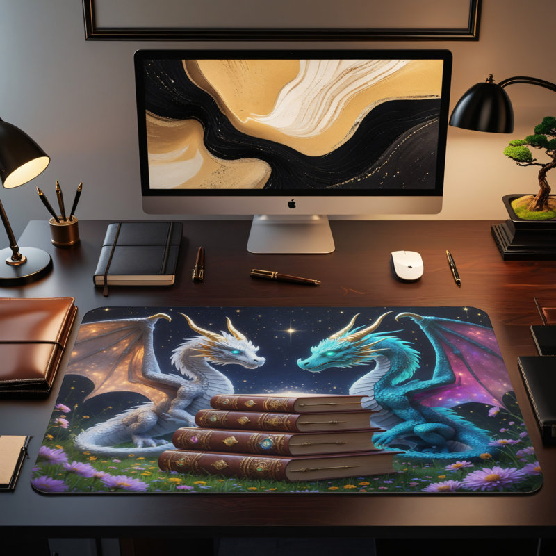Polyester Desk Pad, 31.5x15.5