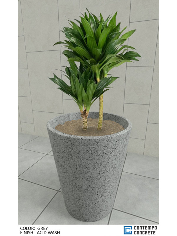 Jardinière Ember, Gris délavé à la pierre