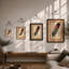 Single Feather In Gold Botanical - Print-839177207-839177210