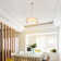 Flourtown Fabric Semi Flush Mount