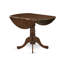 Ensemble de meubles de salle à manger 5 pièces comprenant une table de cuisine ronde avec Dropleaf et 4 chaises Parson, 42 x 42 pouces, noyer antique-1481428194-1481399008-1544004266