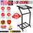 5 Core 16U Professional Audio Rack Mount DJ Mixer Stand Studio Adjustable Table Cart with Wheels
